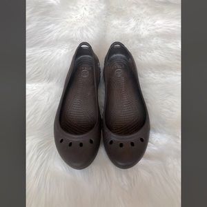 CROCS Brown Flats
